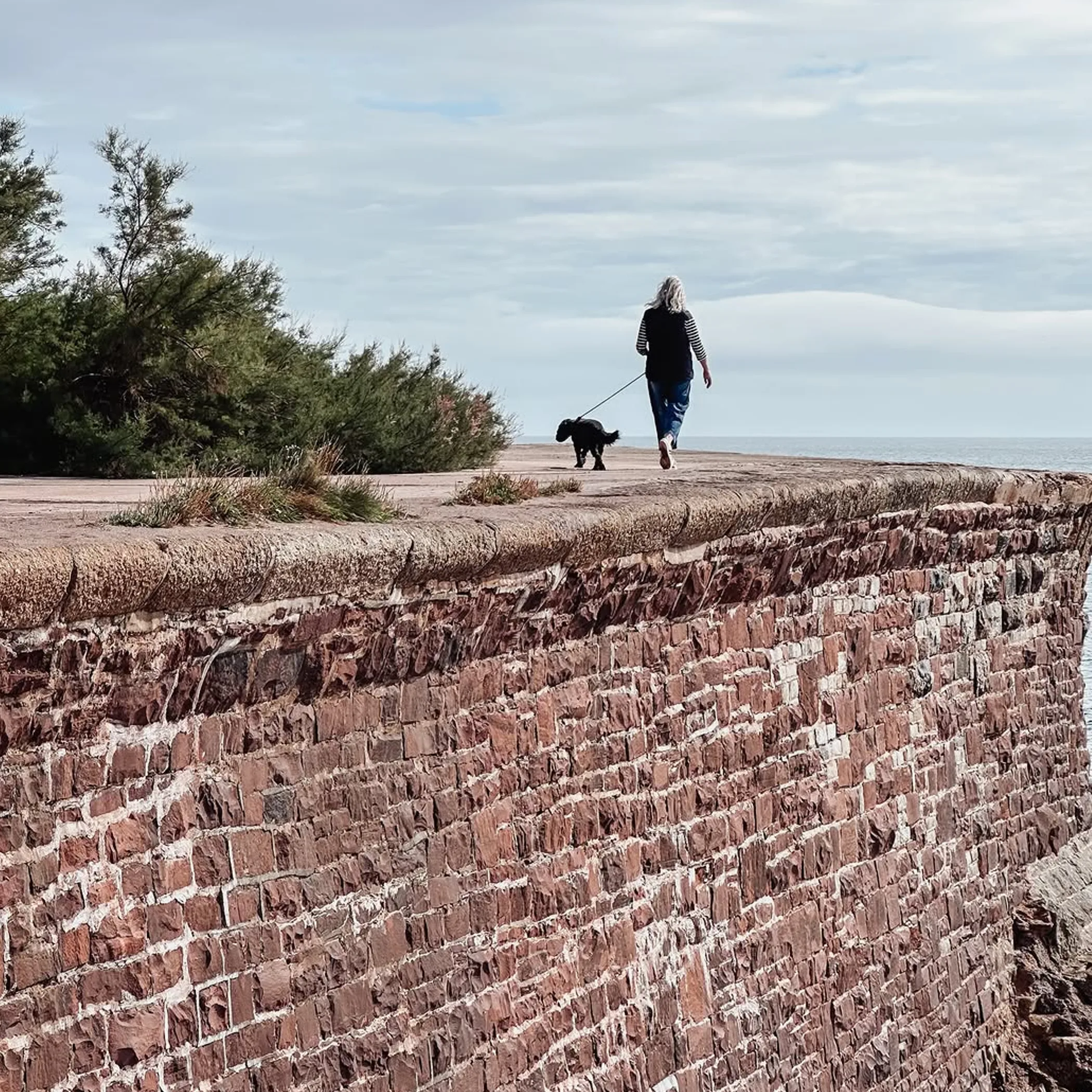coastal walking trail with sea views