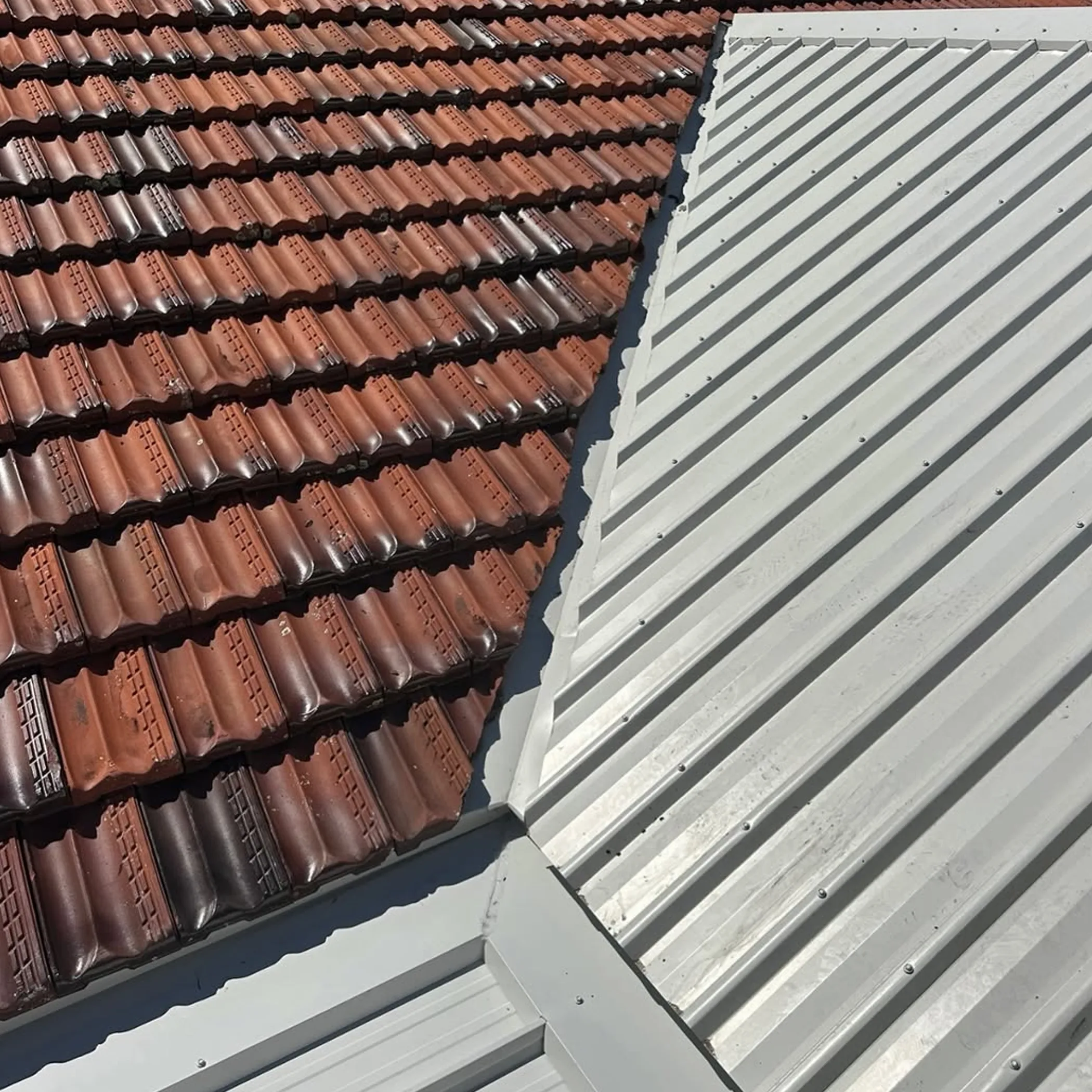 roof plumbing and valley flashing